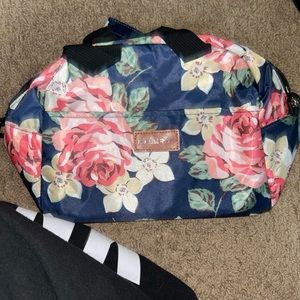 A flower lunch bag